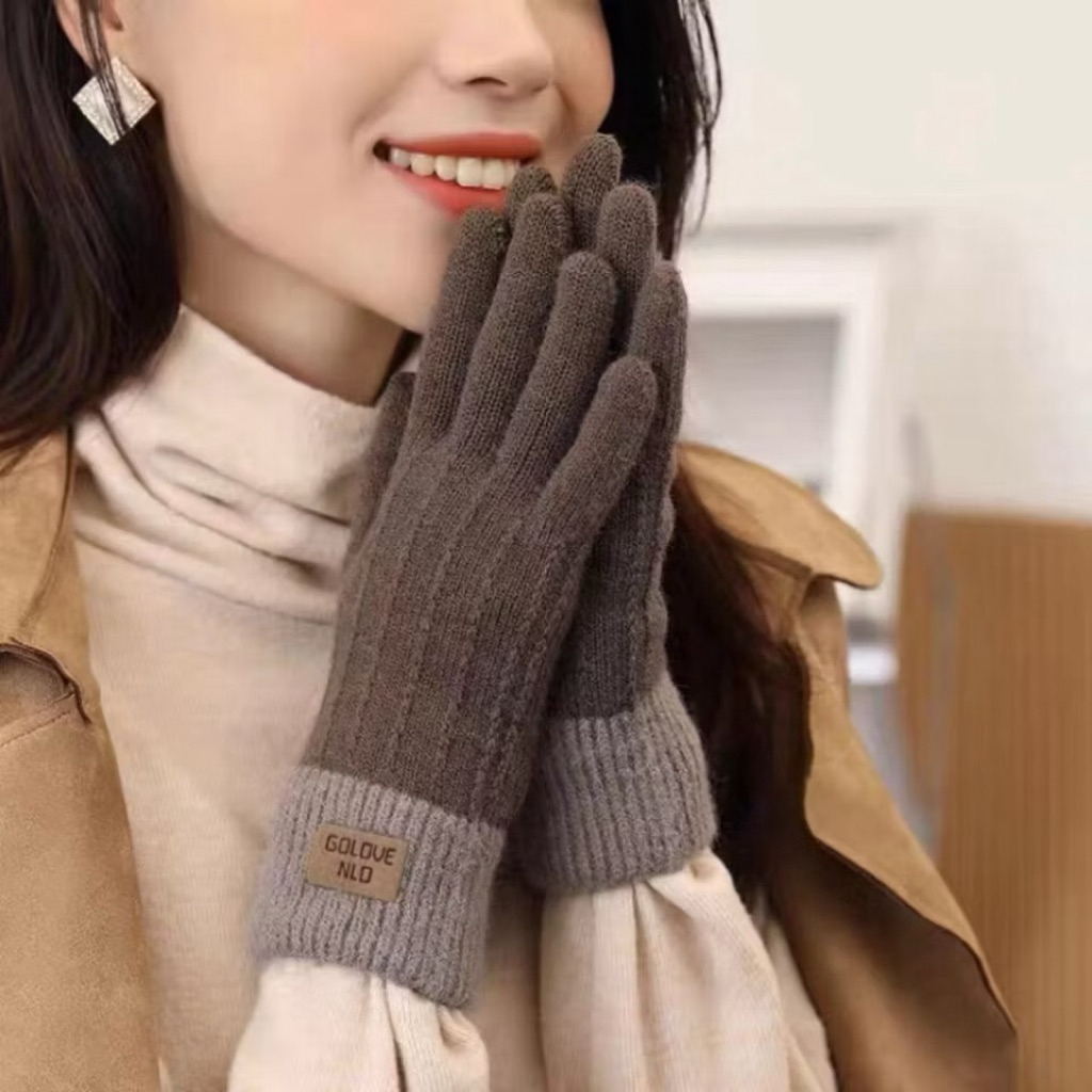 Gang tay len cho nam nữ GOLOVE - Găng tay giữ ấm dày dặn