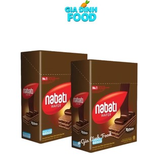 Bánh xốp Nabati vị phô mai/ socola/ dâu - Hộp 300g/ 20 thanh