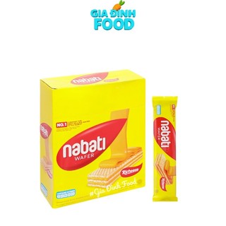 Bánh xốp Nabati vị phô mai/ socola/ dâu - Hộp 300g/ 20 thanh