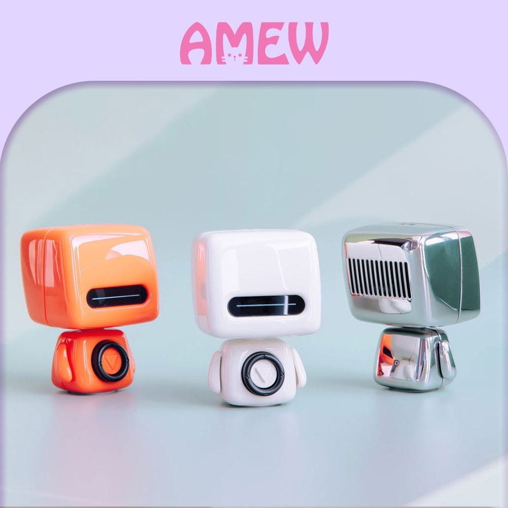 [AMEW] Loa bluetooth mini thông minh hình robo có dây đeo kiểu dáng ...
