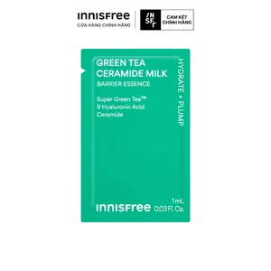 Toner dạng sữa cấp ẩm, phục hồi INNISFREE Green Tea Ceramide Milk 1ml