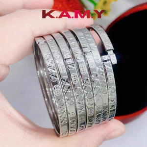 Bộ ximen 7 chiếc khóa lưỡi gà mạ vàng trắng sáng bóng – Trang sức nữ sang trọng phong thủy may mắn