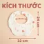 Khăn yếm cho bé Royal loại Tròn chất liệu vải muslin cao cấp thoải mái êm ái thấm hút vượt trội