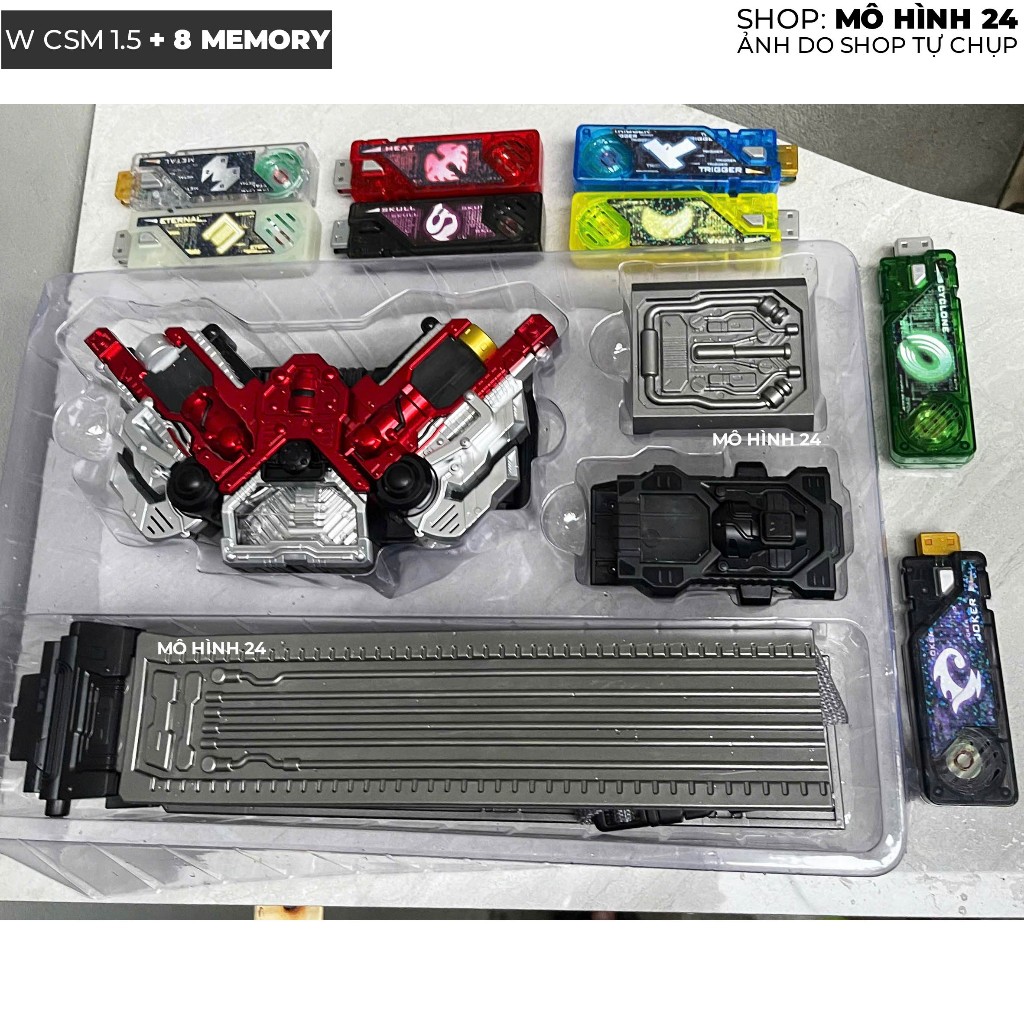 [BẢN 1.5] Driver thắt lưng Kamen Rider W CSM bootleg double cyclone ...