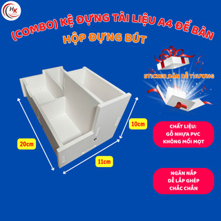 [TẶNG STIKER] Mã 2 Mã B Kệ Đựng Tài Liệu 1-2-3 Khay Để Bàn Văn Phòng Giá Để Tài Liệu Sách Hộp Đựng Bút Màu Cao Cấp