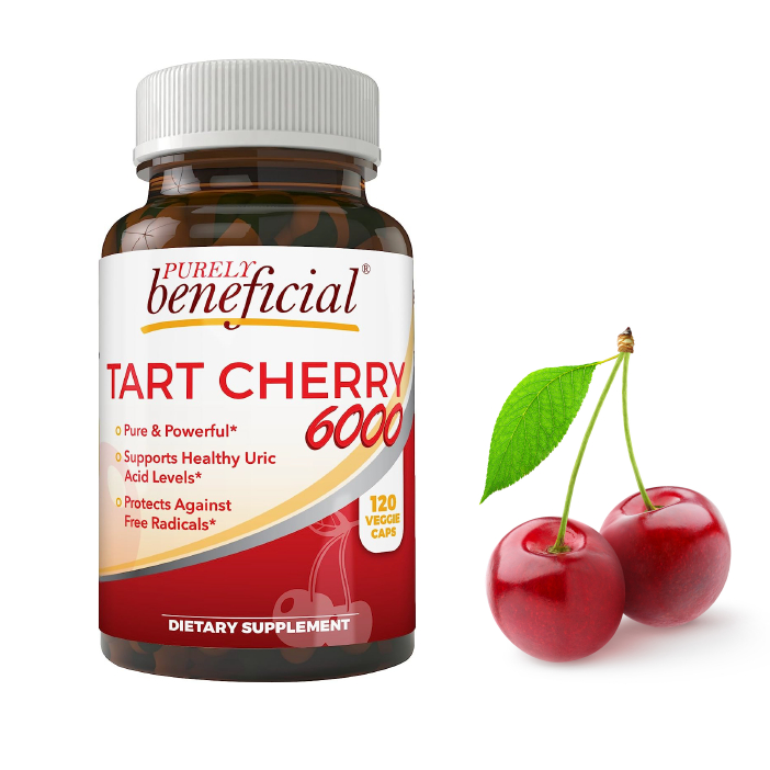 PURELY beneficial bột Tart Cherry chua hữu cơ hương vị trái cây