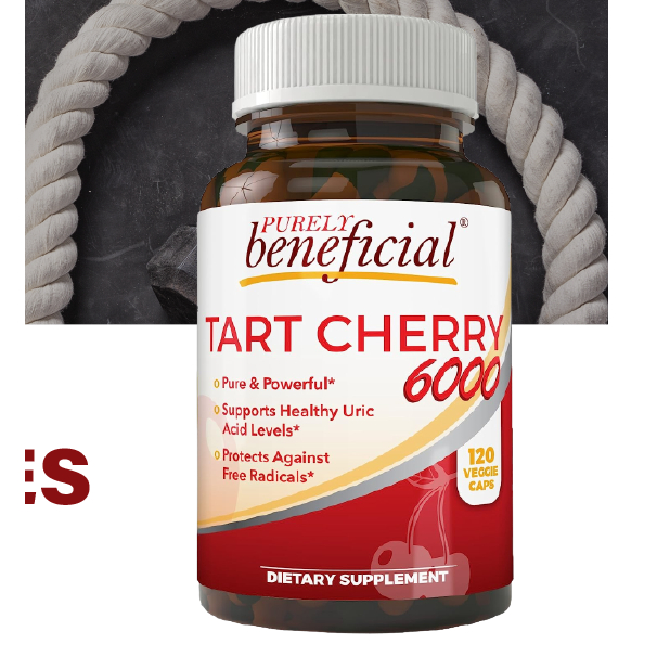 PURELY beneficial bột Tart Cherry chua hữu cơ hương vị trái cây