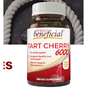 PURELY beneficial bột Tart Cherry chua hữu cơ hương vị trái cây