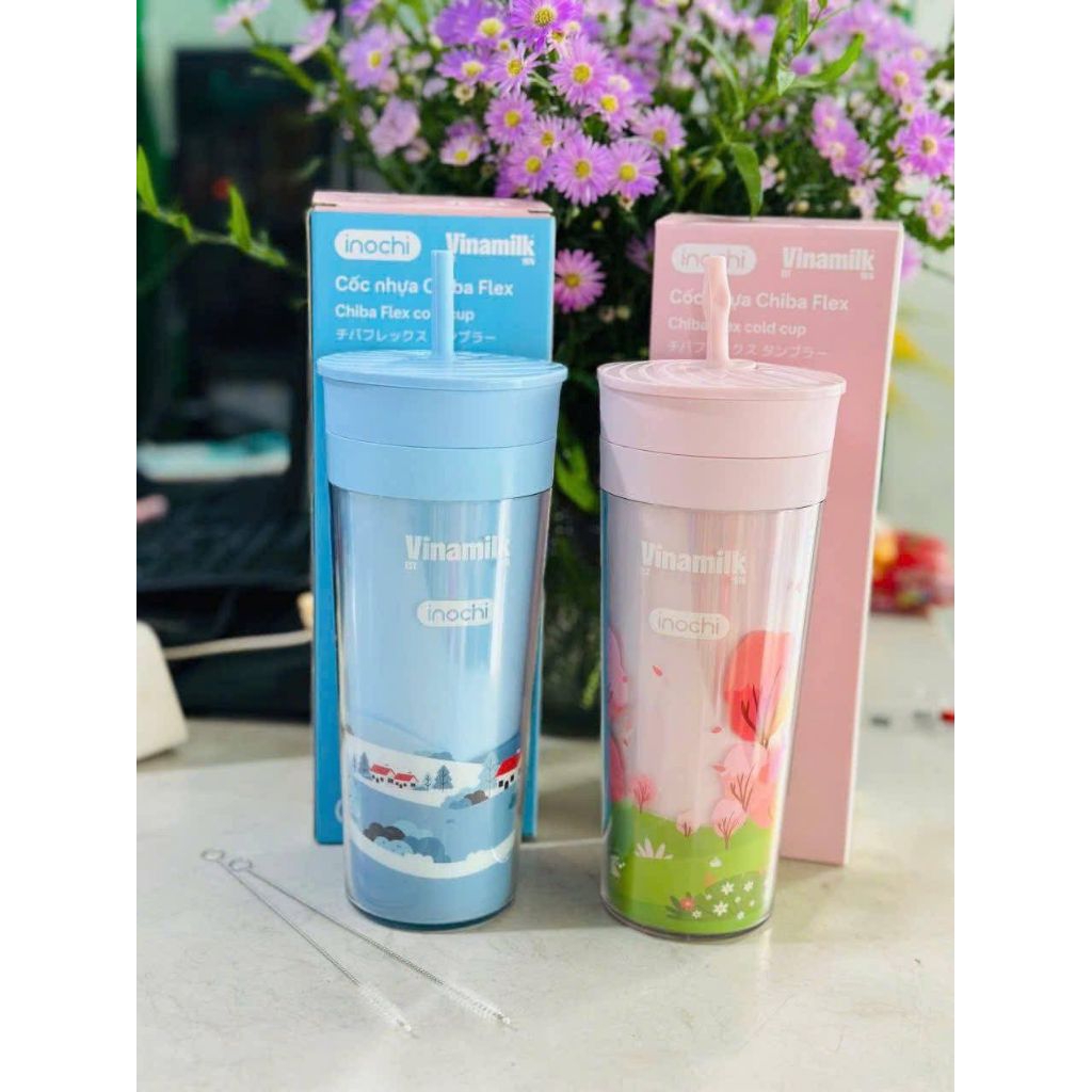 Ly nhựa 2 lớp Chiba Flex 650ml. HKM Vinamilk
