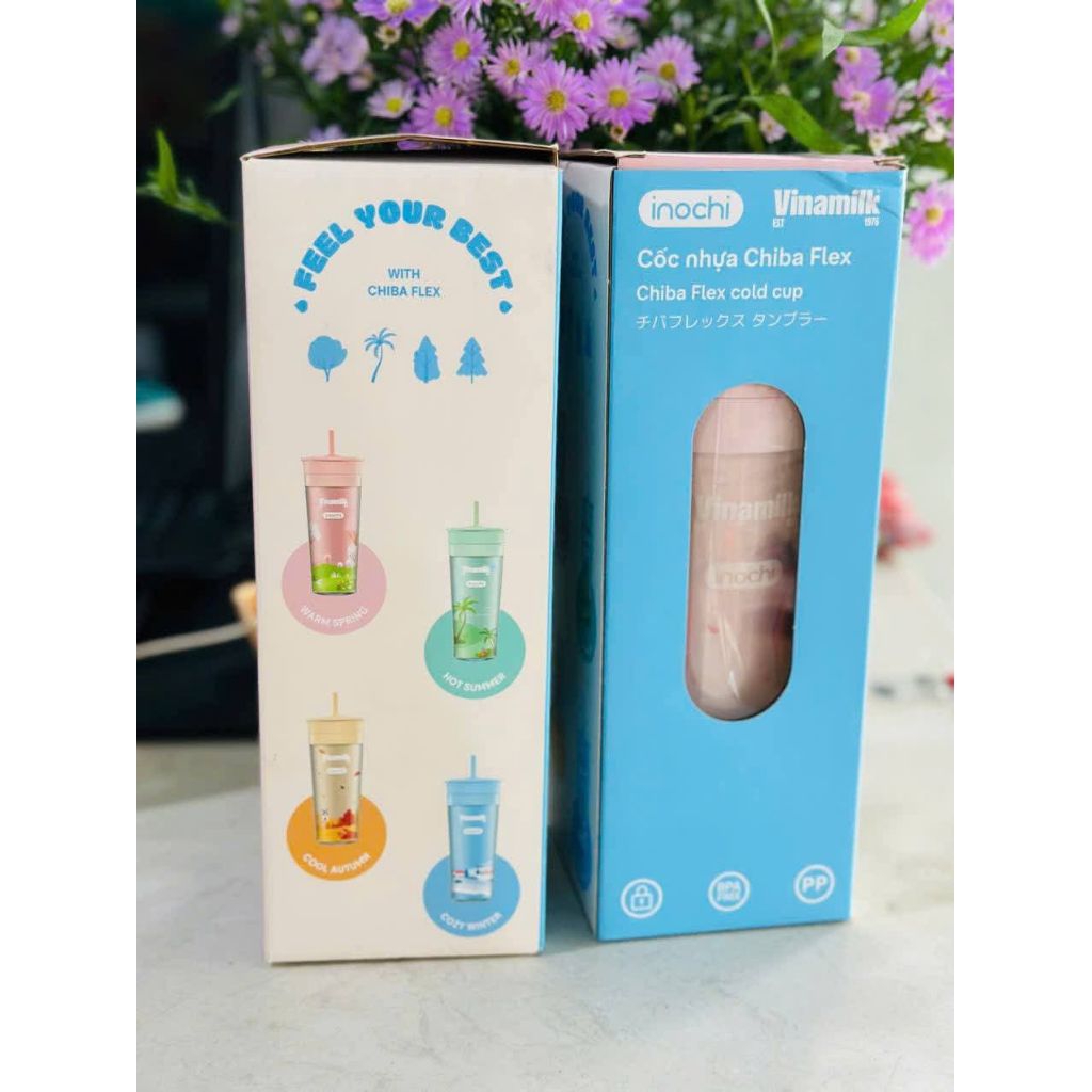 Ly nhựa 2 lớp Chiba Flex 650ml. HKM Vinamilk