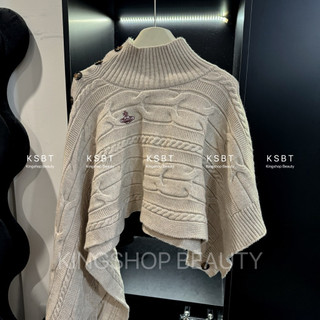 [Về Sẵn]•𝙆𝙞𝙣𝙜𝙨𝙝𝙤𝙥𝙗𝙚𝙖𝙪𝙩𝙮•Áo Len Choàng VIP Cánh Rơi Mix Váy QC