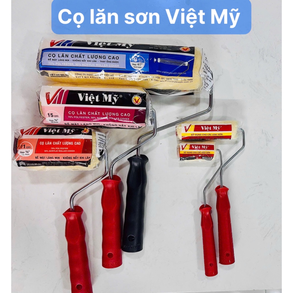 Cọ lăn Sơn Việt Mỹ - Rulo Sơn Việt Mỹ đủ kích thước | Shopee Việt Nam