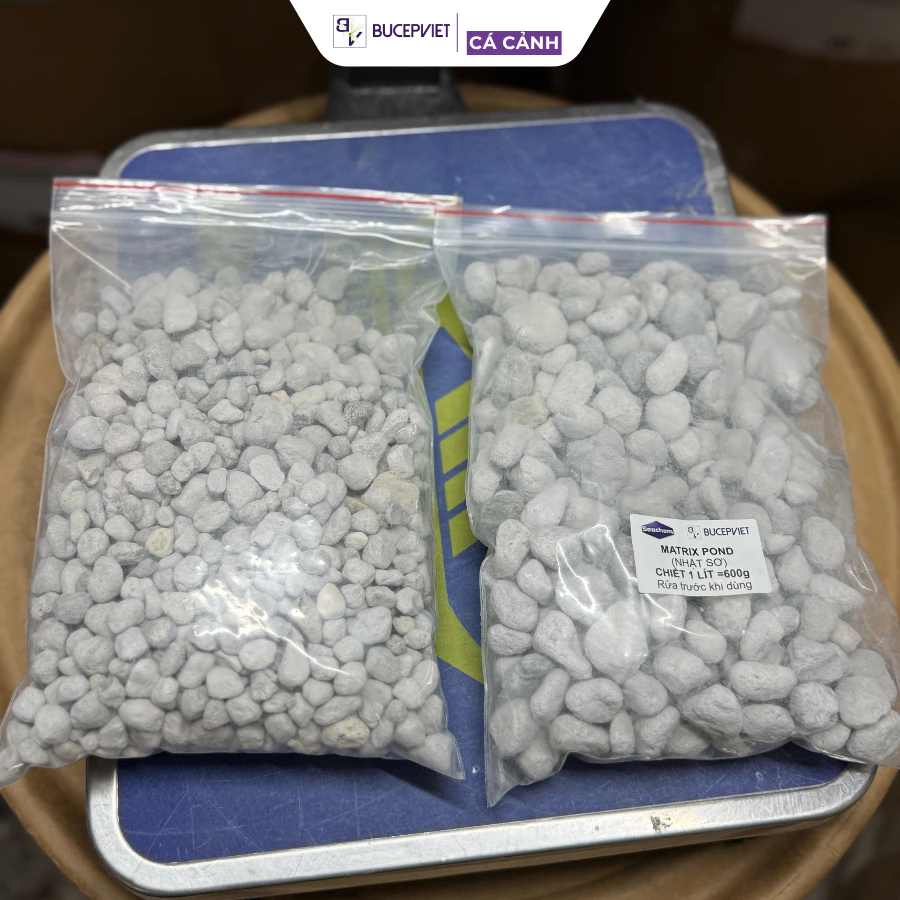 1 lít Matrix thường (trái) và 1 lít Matrix Pond (phải)