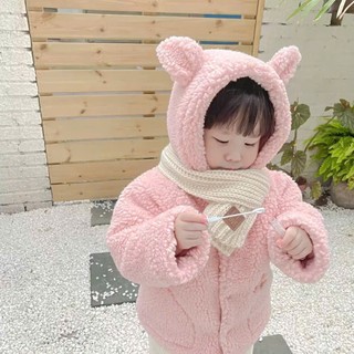 Khăn Len Cho Bé Dệt Gân Mềm Mịn Giữ Ấm Mùa Đông – Khăn Quàng Cổ Trẻ Em Nhiều Màu Dễ Thương