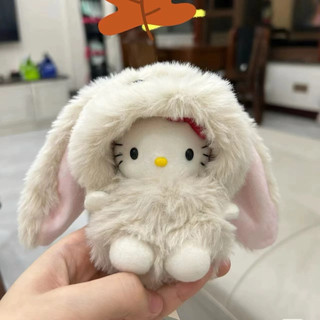 Móc khoá gấu Hello Kitty (lông cao cấp) - Hàng Order