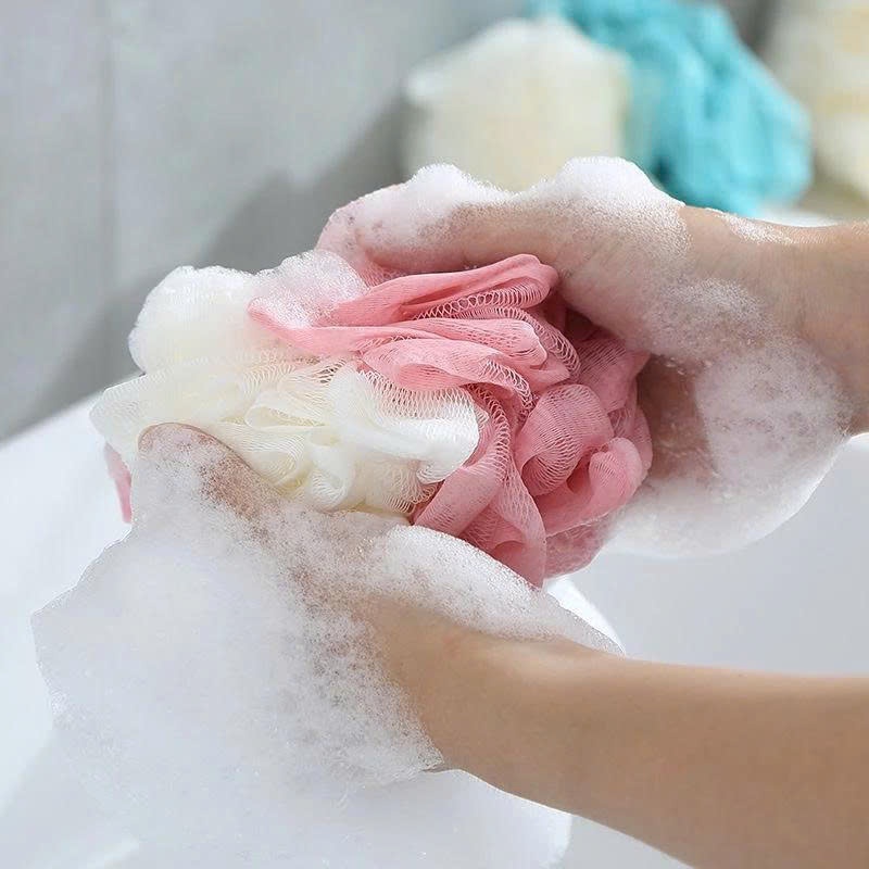 [GIFT] Bông Tắm Tạo Bọt Nhà Tắm Có Dây Treo Siêu Mềm Vệ Sinh Cơ Thể Tiện Dụng