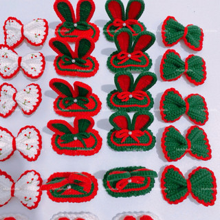 [Loại đẹp] Kẹp len handmade nhiều mẫu cho bé