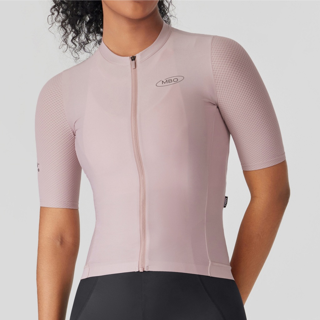 C111II - Áo Đạp Xe MBO Nữ Misty Pink