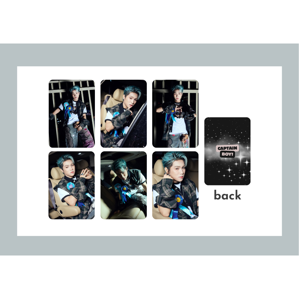 set card bo góc ca sĩ Captain Boy - Anh trai say Hi