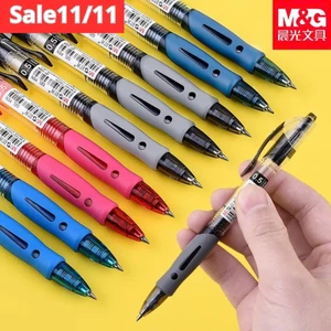 Bút Gel Bấm M&G GP1008–0.5mm + Ruột – Mực Đen/Xanh/Đỏ/Tím–Viết Trơn bút nước bút mực nước bút học sinh bút văn phòng