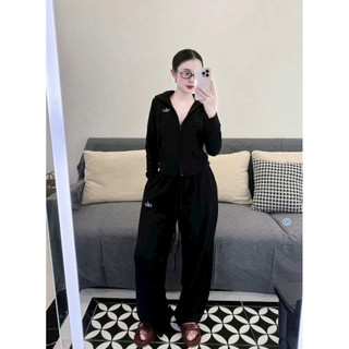 Set bộ khoác chất tăm Alo kèm ảnh chụp thật