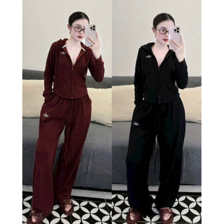 Set bộ khoác chất tăm Alo kèm ảnh chụp thật