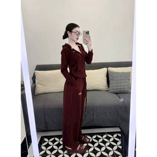Set bộ khoác chất tăm Alo kèm ảnh chụp thật