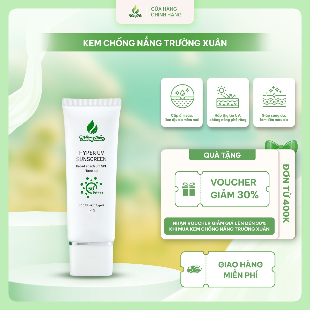 Kem Chống Nắng Trường Xuân Hyper UV Sun Screen SPF50+/PA++++ 50g – Nâng ...