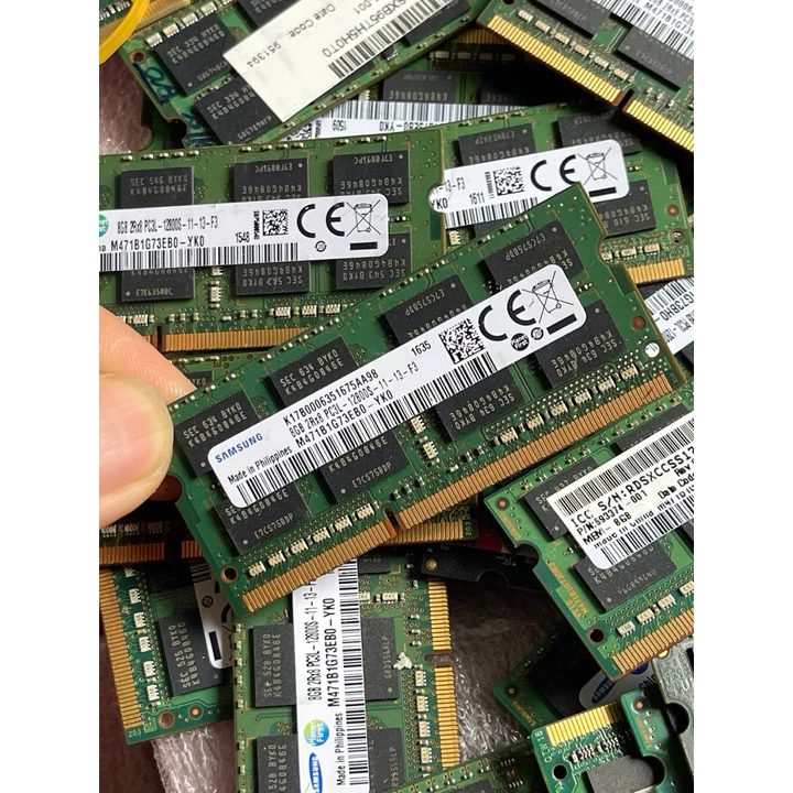 Ram Laptop DDR3 8GB PC3L BUS 1600 cho mọi dòng laptop - bảo hành 3 năm