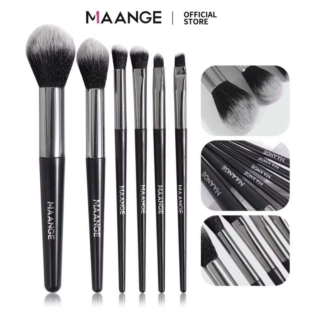Bộ cọ 6 cây MAANGE lông mềm mịn MAG5728 | NHÍM HOUSE
