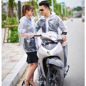 Combo 5 Bộ Quần Áo Mưa Trong Suốt K25 Nhựa PVC Dẻo Dai, Không Mùi, Dễ Gấp Gọn (Size XL)