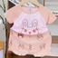 Bộ cộc tay cho bé trai, bé gái từ 5 - 15kg, vải tăm lạnh co giãn, hình in đẹp, mềm mại, giặc máy tốt