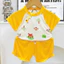 MS60 Bộ Thun Lạnh Cộc Tay Cho Bé 6 -16kg, Thun Lạnh Phối Màu Đẹp, mềm, mát,co giãn tốt