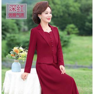 Đầm Dài Tay Cổ Vest Nữ Tính Của Mẹ  VH14