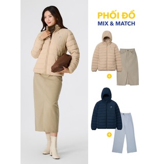 Áo phao nữ YODY 4s Plus siêu ấm siêu nhẹ mũ áo thông minh giấu trong cổ áo WCPJ25F011