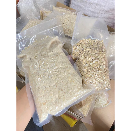 500G Nhân hạt macca Úc vụn đã sấy dùng làm sữa, ngũ cốc