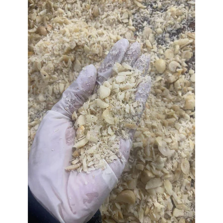 500G Nhân hạt macca Úc vụn đã sấy dùng làm sữa, ngũ cốc