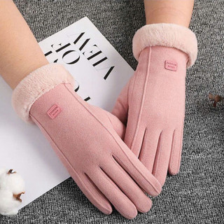 Găng tay nỉ lót lông siêu ấm cho nữ mùa đông new