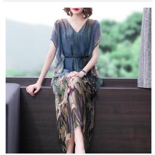 Đầm Lụa Hoa Pháp Dự Tiệc Sang Chảnh VH59