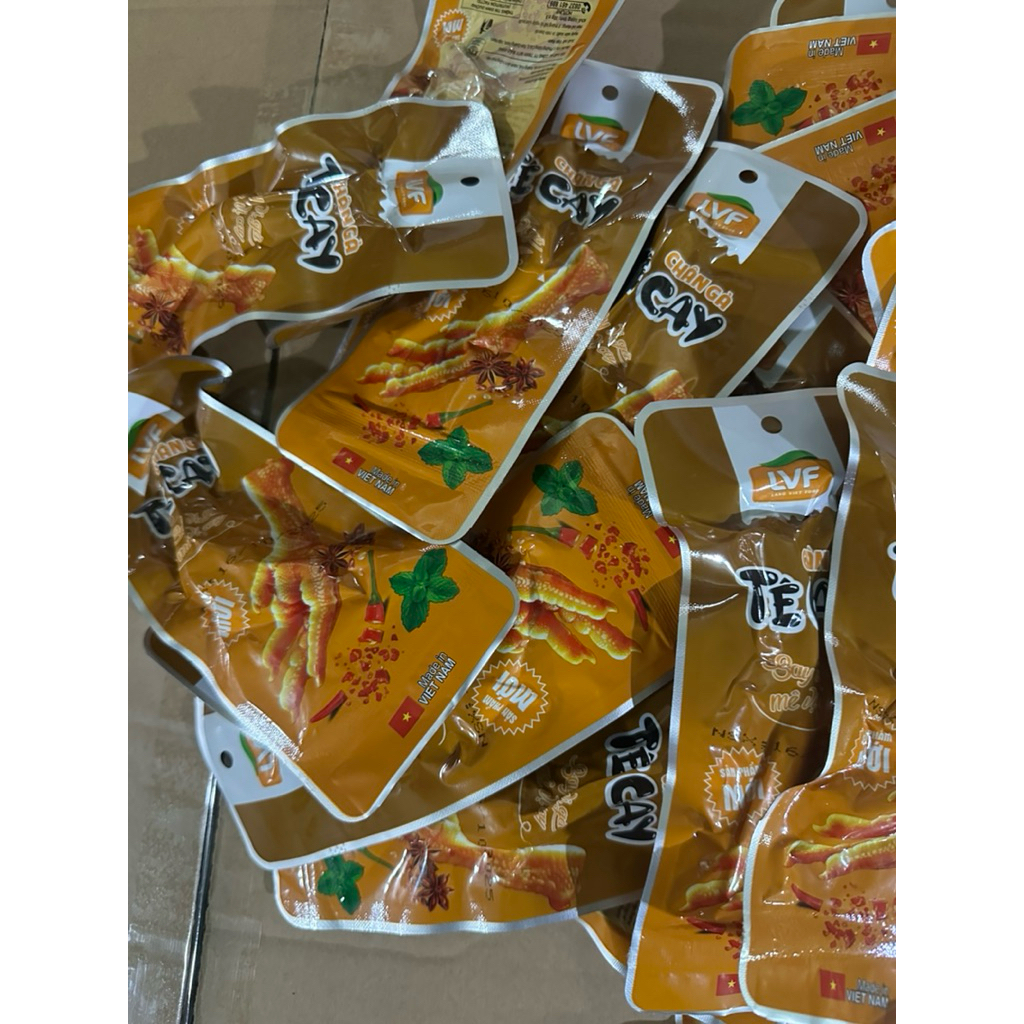 COMBO 30 Chân Gà Tê Cay 30g ngon giòn cay