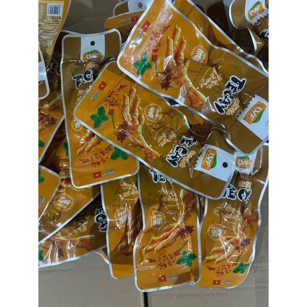 COMBO 30 Chân Gà Tê Cay 30g ngon giòn cay