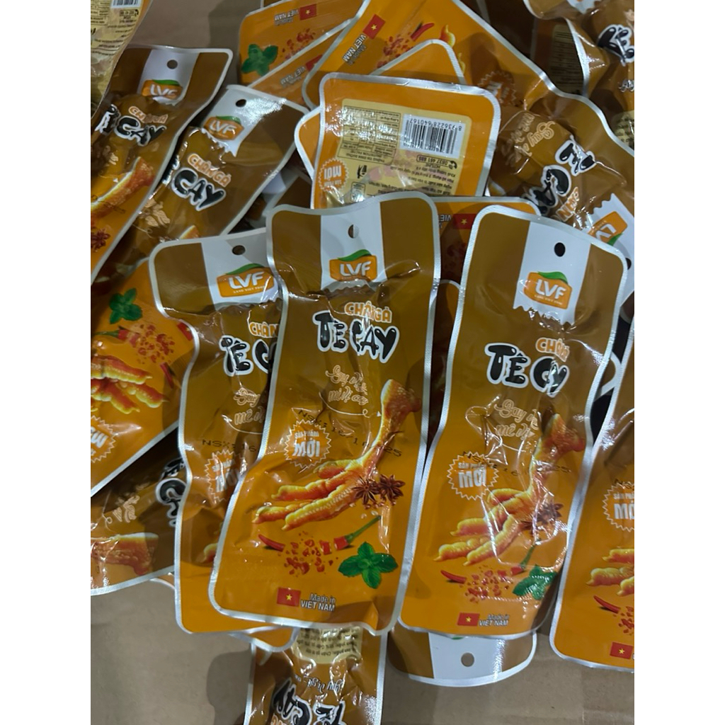 COMBO 30 Chân Gà Tê Cay 30g ngon giòn cay