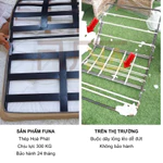 Ghế bập bênh FUNA 1 người ngồi đệm MEMORY tựa lưng và gác chân điều chỉnh 10 cấp độ, có gác chân đệm êm ái. — ảnh 5