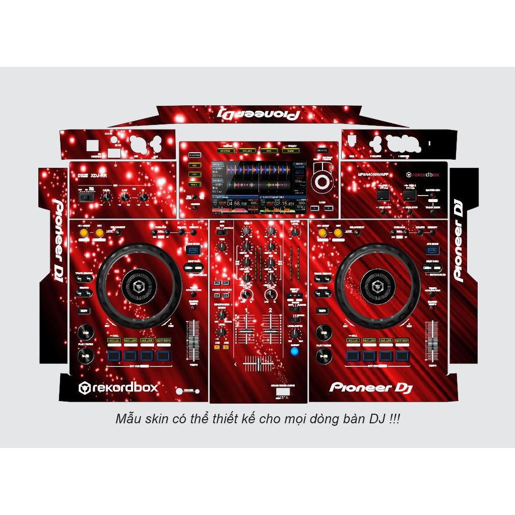 Hỏa Tốc - Skin Dán Bàn DJ ( F3 ) ( XDJ RR / RX / RX2 / RX3 / XZ , DDJ ...