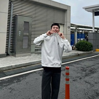 Áo Sweater Unisex Cổ Khóa Thêu Ngựa Vải Nỉ 2 Da Form Rộng 2025