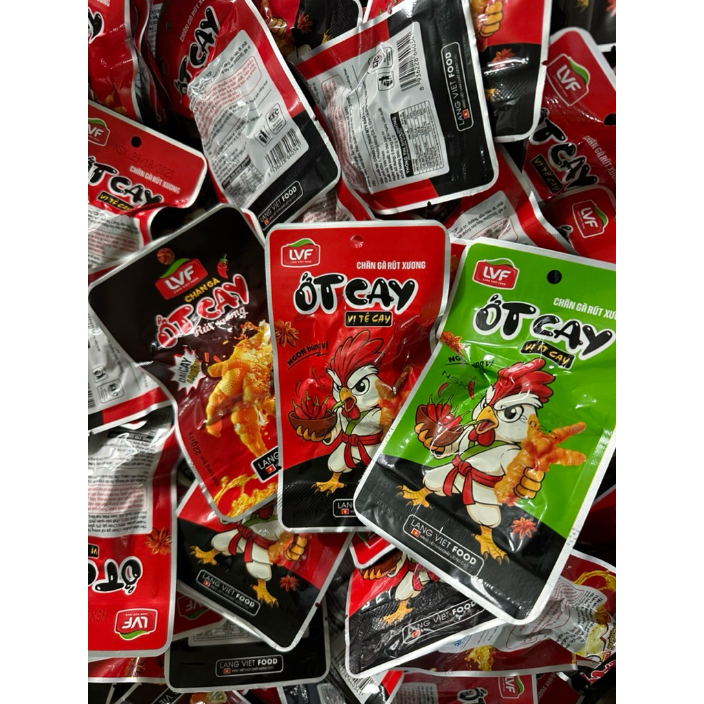 COMBO 30 Bịch Rút xương ớt Cay đỏ Cay