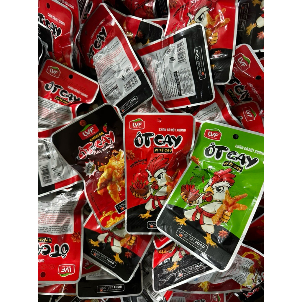 COMBO 30 Bịch Rút xương ớt Cay đỏ Cay