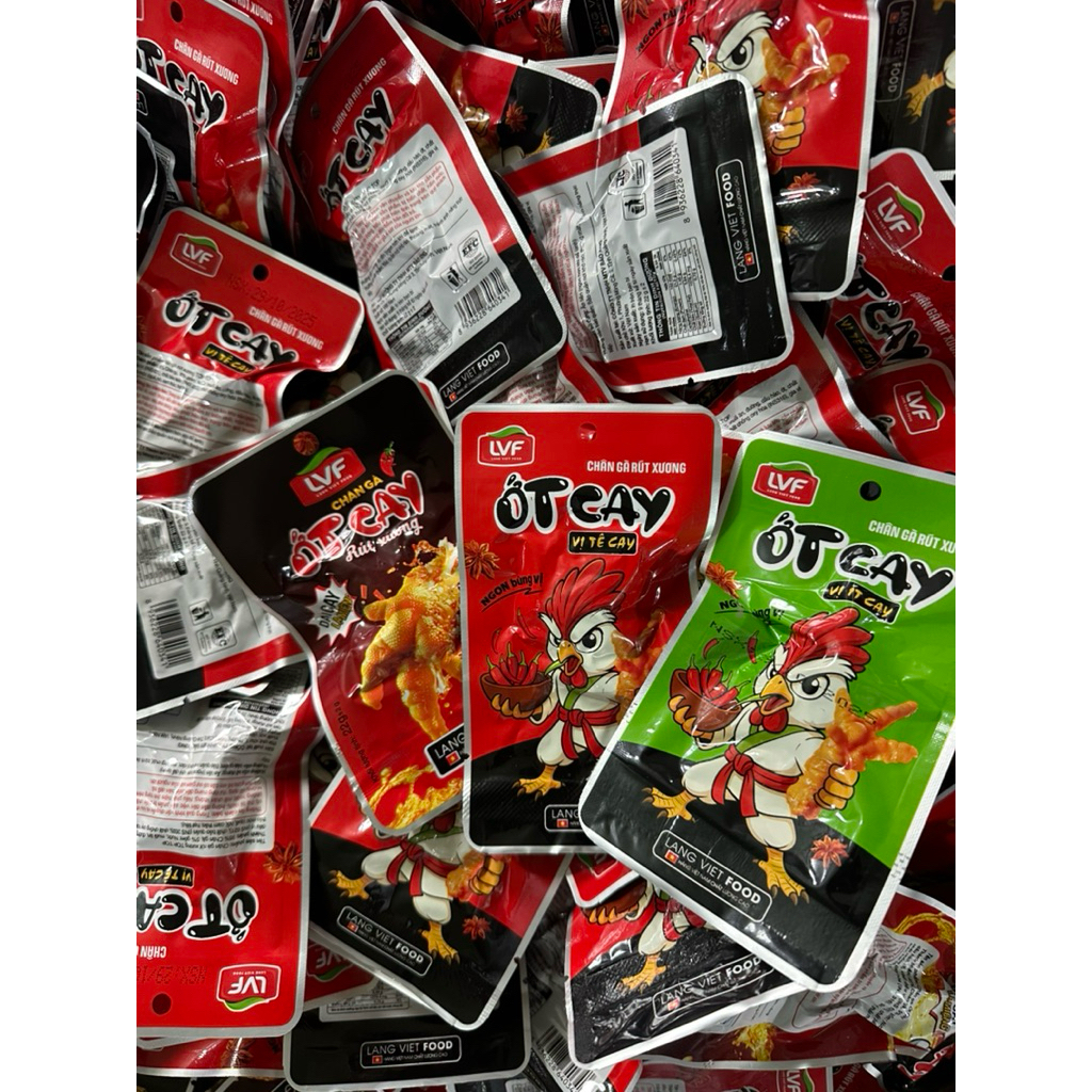 COMBO 30 Bịch Rút xương ớt Cay đỏ Cay