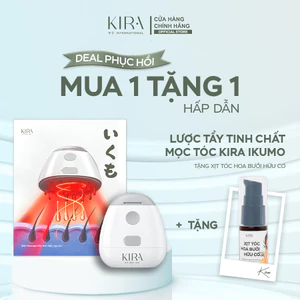 Lược Massage Đẩy Tinh Chất Móc Tóc - KIRA IKUMO Đả thông kinh mạch, Thư giãn da đầu, Ngăn rụng tóc