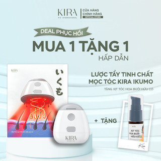Lược Massage Đẩy Tinh Chất Móc Tóc - KIRA IKUMO Đả thông kinh mạch, Thư giãn da đầu, Ngăn rụng tóc